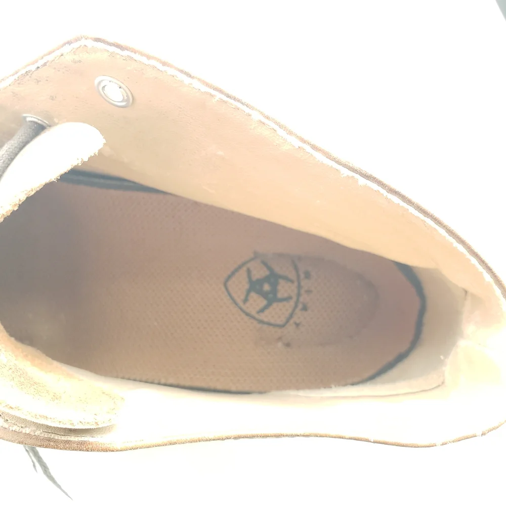 Womens Ariat Heritage Paddock Kittie Fringe Tan Leather Ankle Boots Size 8M - Picture 6 of 10